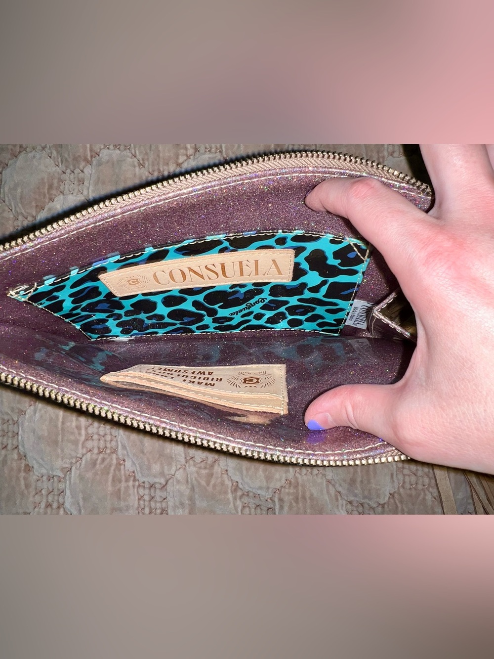 Consuela Besos L-Shaped Clutch / Pouch - Picture 4 of 4